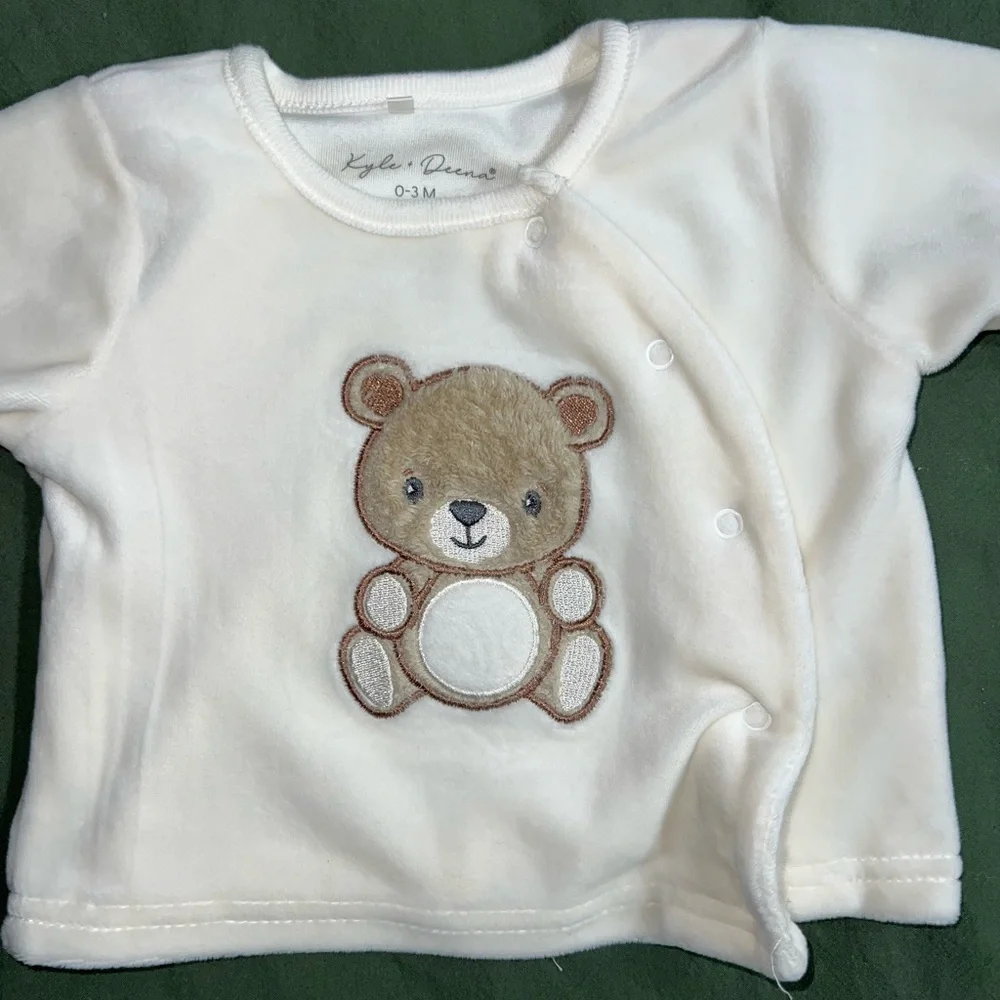 ‼️NWOT: Kyle & Deena Teddy Bear Matching Set - 0-3 Months